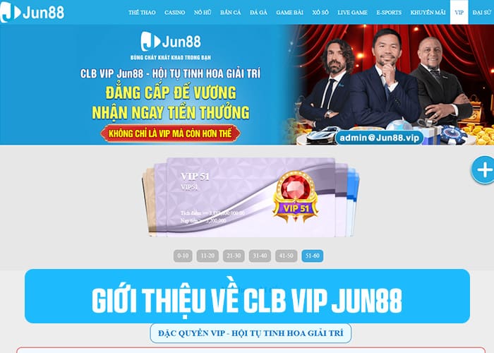 Giới thiệu về chính sách của CLB VIP Jun88