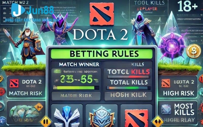 Luật chơi cá cược Dota 2 cần nắm rõ